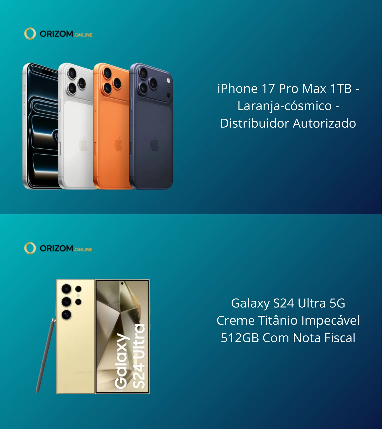 Smartphones iPhone e Galaxy